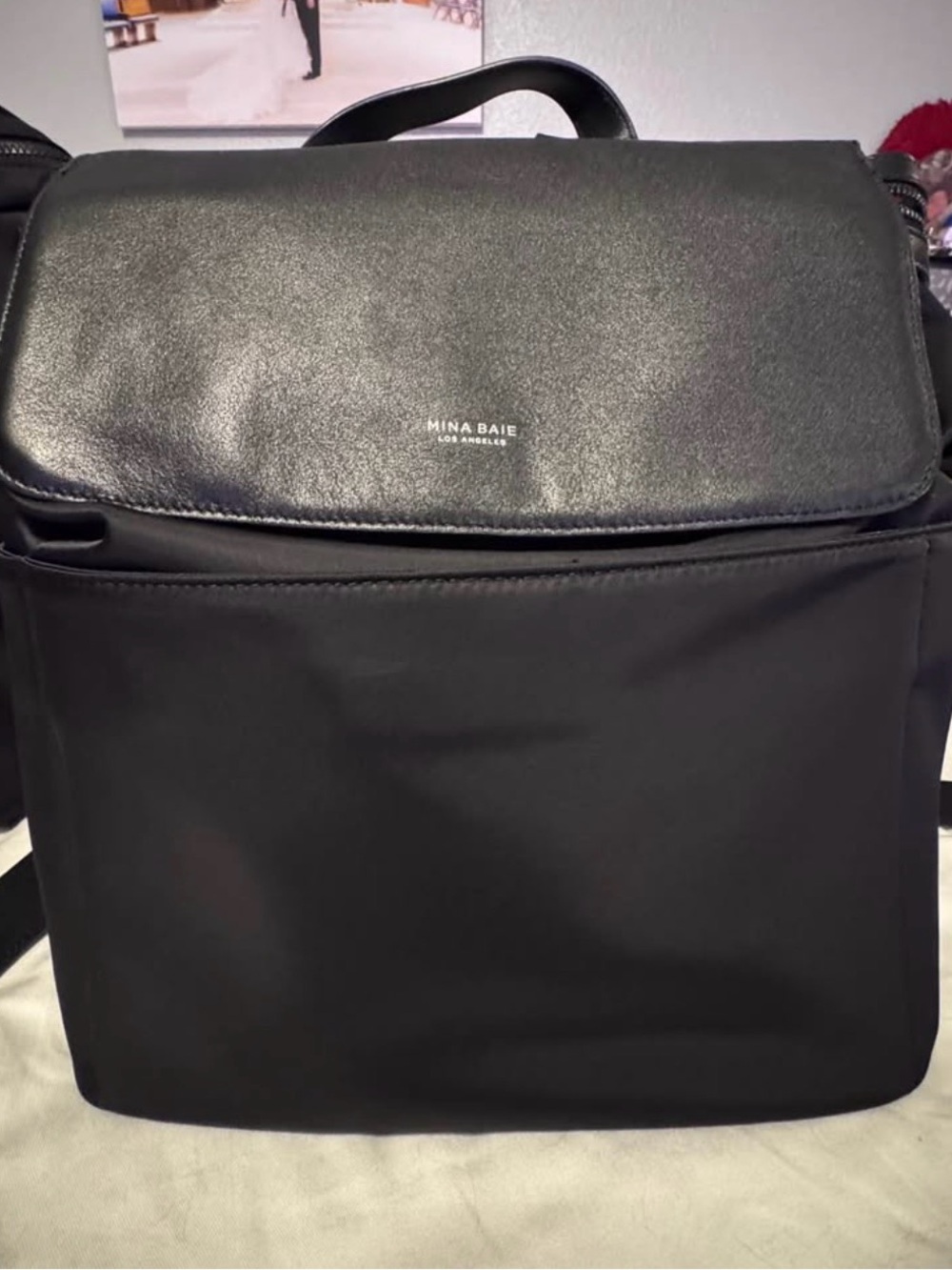Mina Baie Black Women's Backpack - Sleek Everyday Carry